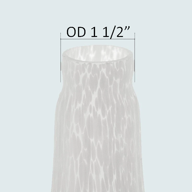 Large White/Rose Lily/Tulip Lamp Shade #5588 - Image 3 of 4