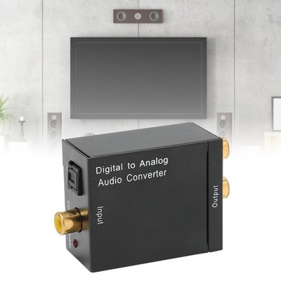 Audio Converter Digital Coaxial Optical To Analog R/L Signal Adapter SET