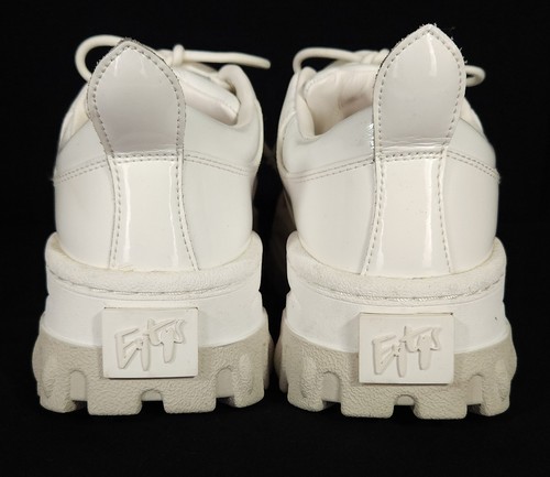 Eytys Angel Lack Sneaker Größe 37 7 weiß Damen Leder Schuhe 325 $ - Bild 5 von 12