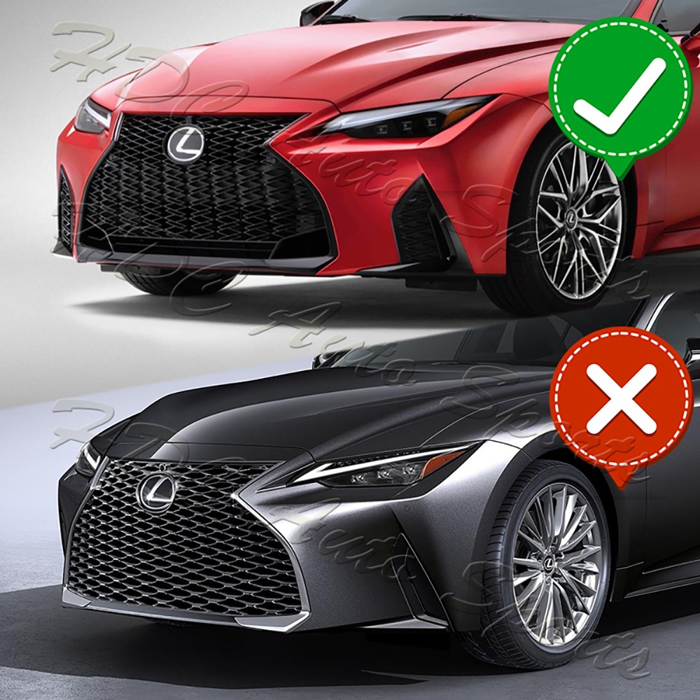 For 2021-2025 Lexus IS350 IS500 F-Sport V-Style Painted White