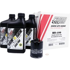 KLOTZ OIL 3601-0863 'KU-100 SxS Oil Change Kit Polaris SxS - 5W/50