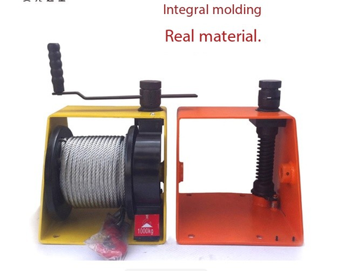 Verricello manuale ingranaggio a vite senza fine turbina 250 kg con autobloccante bidirezionale - Foto 13 di 23