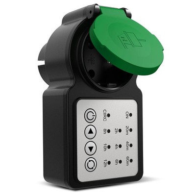 GreenSun Digitale Zeitschaltuhr Steckdose Timer Intervall unendlich Zyklus IP44