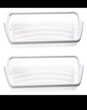 Refrigerator Door Shelf Bins 2 Pack Compatible with Whirlpool See Pics For #S