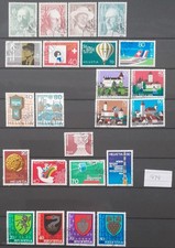 Switzerland 1979 collection of used sets / stamps