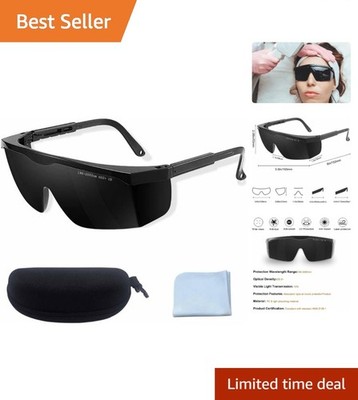 Laser Safety Glasses for 190nm-2000nm UV Protection   Adjustable Comfort Goggles