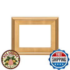 Creative Mark Plein Air Frame, Hand-Leafed Gold, 9x12, 2.75" Wide Moulding