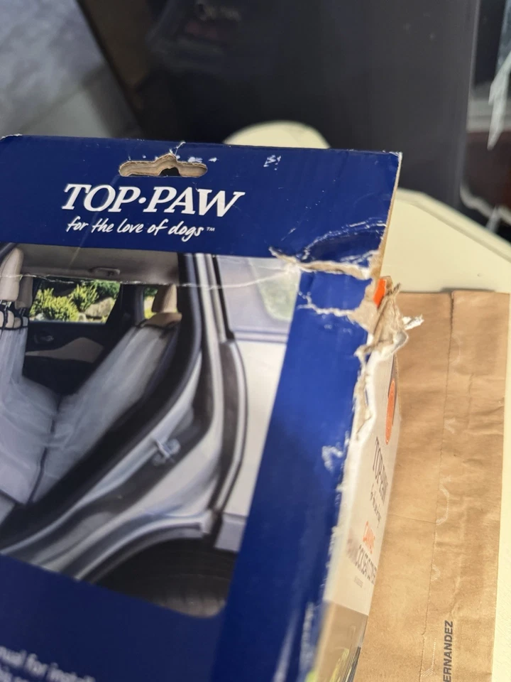 Capa de assento de carro de rede Top Paw® - Imagem 4 de 4