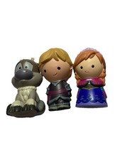Set of 3 Disney FROZEN Figures Bath Set Toys Toddler Anna Sven Kristoff