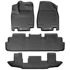 Floor Mats Liner For 2022-2024 Nissan Pathfinder 7 Seats Tpe Rubber All Weather Floor Mats Liner For 2022-2024 Nissan Pathfinder 7 Seats Tpe Rubber All Weather