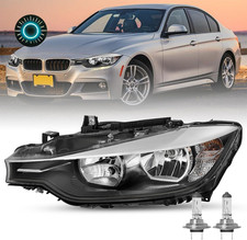 Halogen Headlight Compatible with 2012 2013 2014 2015 BMW 3-SERIES F30 320I 328I