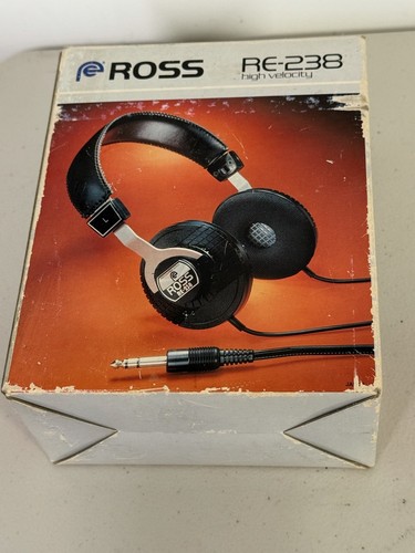 Auriculares estéreo Ross RE-238 - en caja nuevos stock antiguo vintage - Imagen 20 de 23