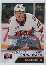 2018-19 Upper Deck AHL Auto Jack Rodewald #68 Auto 12jy