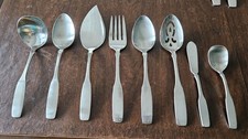 8 pcs ONEIDA Community Stainless PAUL REVERE-Serving Spoon Fork Ladle Spatula