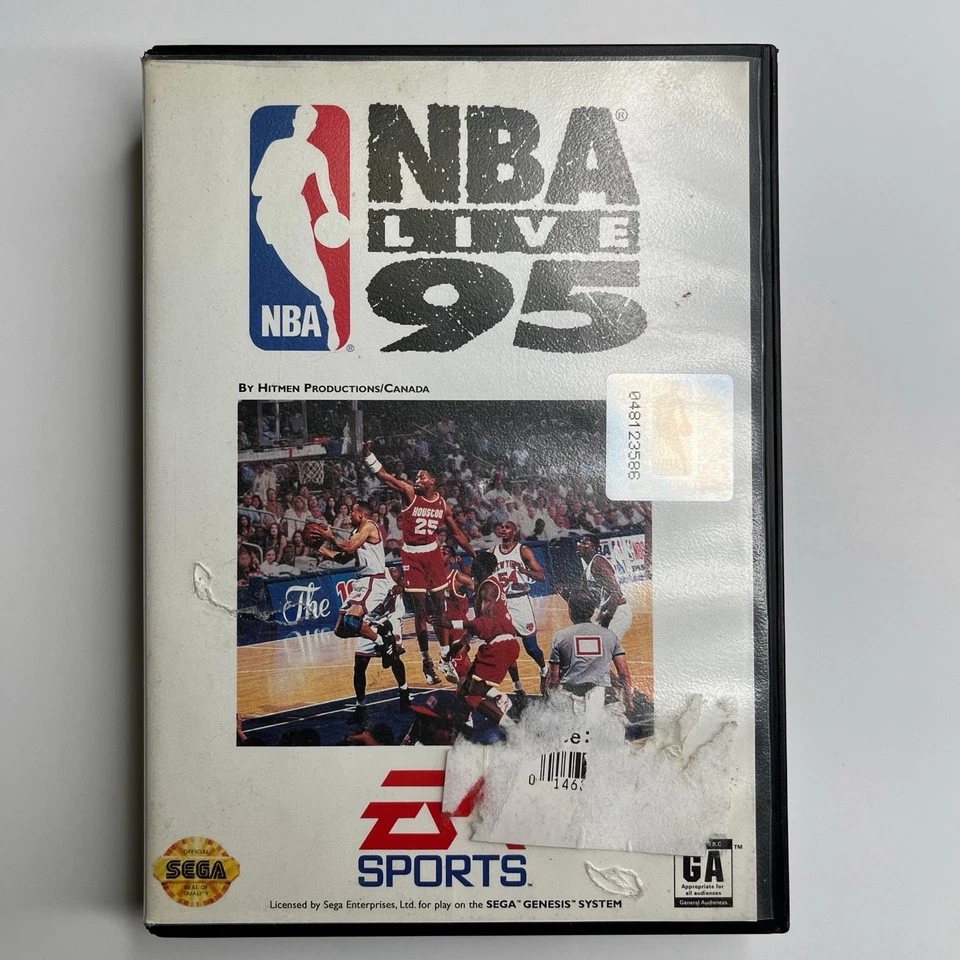 NBA Live 95 (Sega Genesis, 1994) - Image 2 of 3