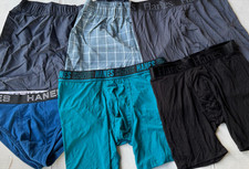 6 PACK of Assorted Mens' Boxers/Briefs Size L SEE PICTURES 