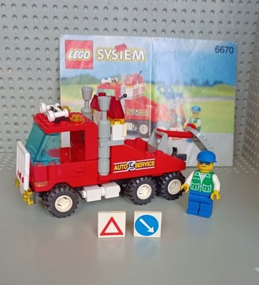 Lego System 6670/1993 Vintage Rescue Rig Abschleppwagen kpl. mit  OBA