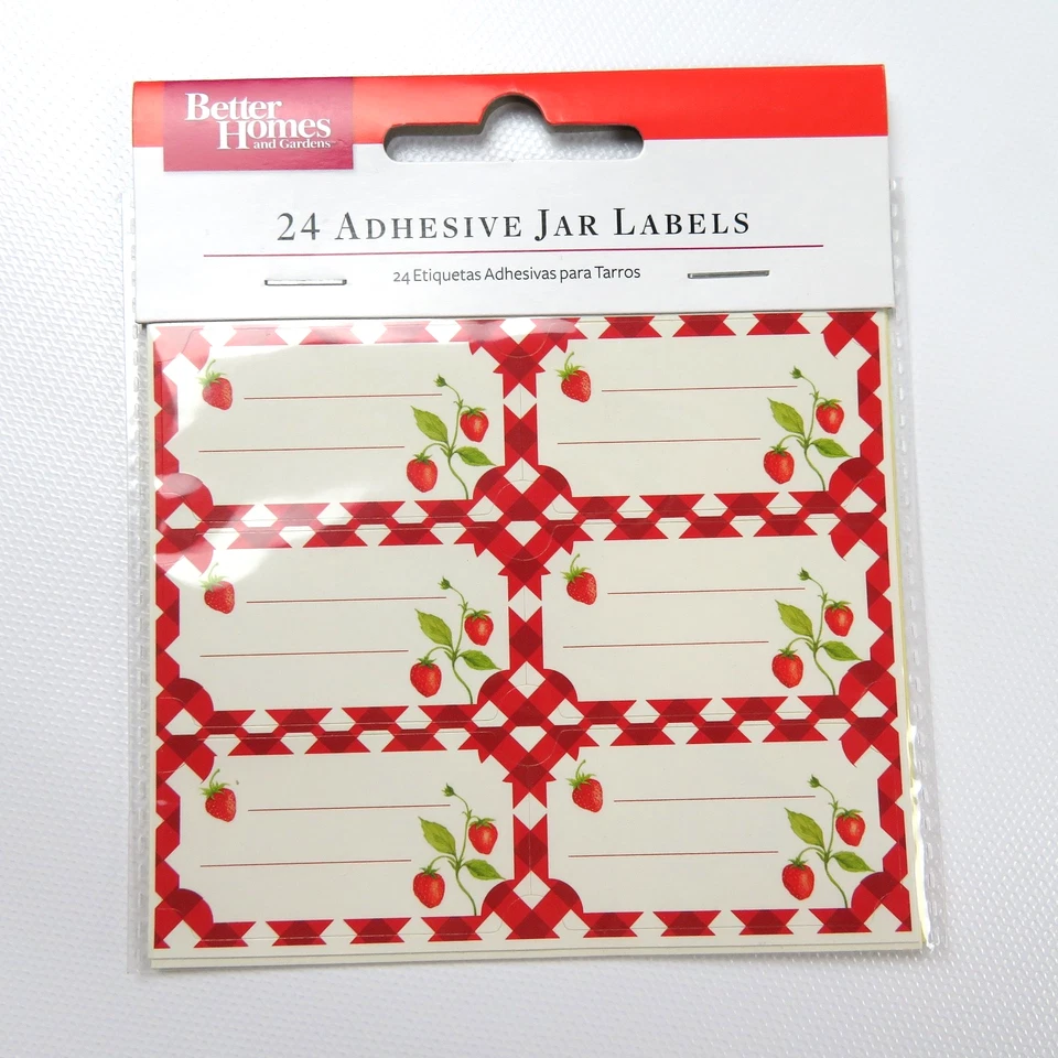Lote de 240 etiquetas adhesivas para tarros de conservas Norpro & Better Homes y 20 tarjetas de recetas Foto 2 de 4