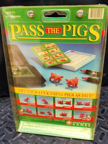 Pass The Pigs Juego de Fiesta Clásico Nuevo Precintado 25 Aniversario Movimientos Ganadores Dados - Imagen 2 de 4
