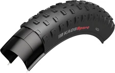 Kenda Kaos Sport 20 x 2.8 BMX Clincher Tire with 35 TPI, Black Wire Bead,