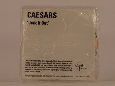 CAESARS JERK IT OUT (L43) 1 Track Promo CD Single including White Sleeve VIRGIN