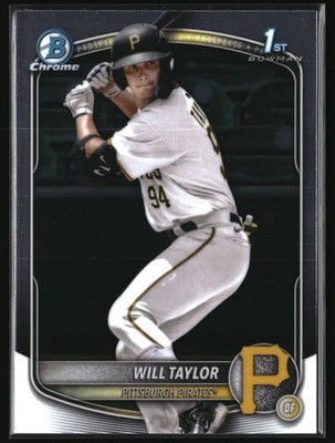 2025 Bowman Chrome #BCP-179 Will Taylor Prospects