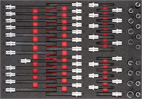 VIGOR SCHRAUBENDREHER-EINSATZ SATZ - M5 – M16 - ANZAHL WERKZEUGE: 58