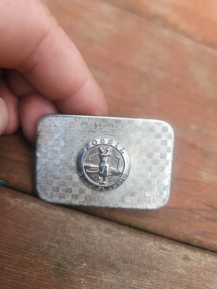 Vintage FOSSIL Golf Classic Belt Buckle - Image 2 of 4