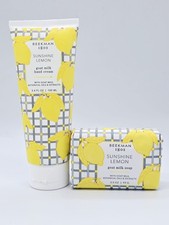 Beekman 1802 Sunshine Lemon Goat Milk Hand Cream 3.4oz Sunshine Lemon Soap 3.5