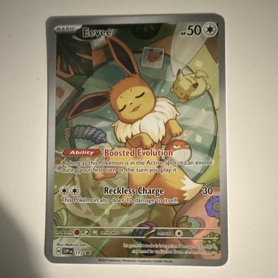 Pokemon TCG Eevee SV: Scarlet & Violet Promo 173 Holo Promo Boosted Evolution