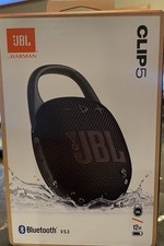JBL CLIP 5 Portable Bluetooth Waterproof Speaker, Brand New In The Sealed Box 