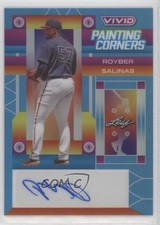 2022 Leaf Vivid Painting Corners Teal 1/1 Royber Salinas #PC-RS1 Auto 5m1
