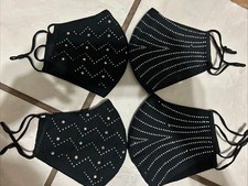 4 CLOTH MASKS FACE COVER Handmade Washable Reusable Breathable Soft Cotton