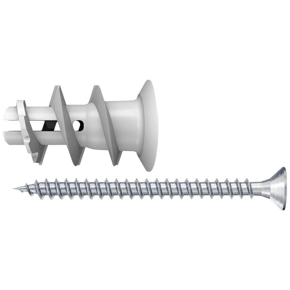 Fischer GK S K NV Cheville pour plaques de plâtre avec vis 1 set