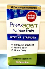 New Sealed Prevagen Regular Strength Supplement 10mg 60 Capsules Exp 2027+