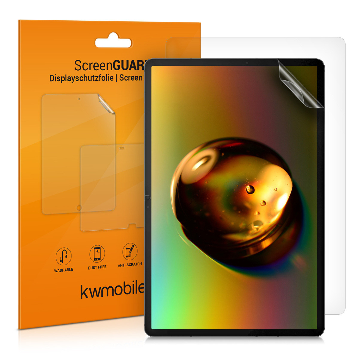 2x Папки для хранения планшета Samsung Galaxy Tab S7 Plus Tab S7 FE Folie klar