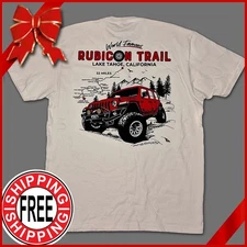 Rubicon Trail Lake Tahoe T-shirt Jeep Adventure 4x4 Limited Trail Series