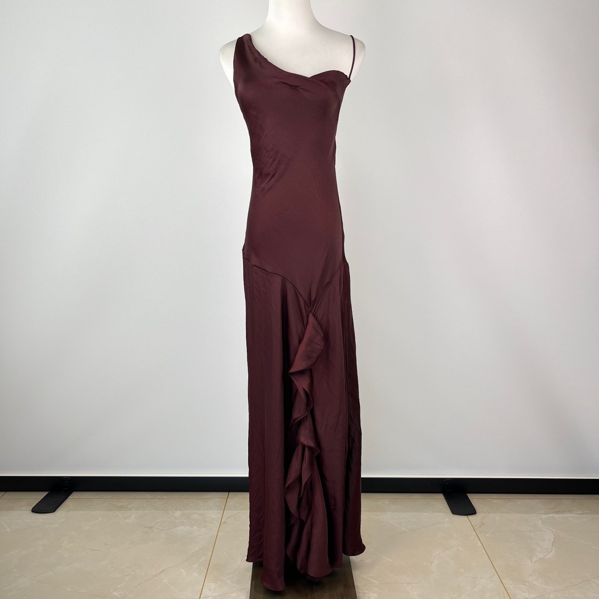 farm rio burgundy dress NWOT Ruffled Sleeveless V-Neck Maxi Size S craft pattern Identity V Scarlet Priestess Size:US 14 / UK 18 / EU 44 neutral clothing and lifestyle