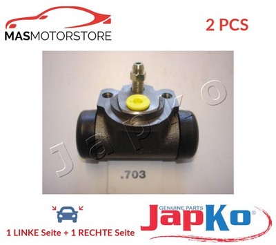 RADBREMSZYLINDER TROMMELBREMSE PAAR HINTEN JAPKO 67703 2PCS V NEU OE QUALITÄT