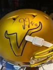 Justin Jefferson Minnesota Vikings Signed Helmet Full Size Authentic JSA