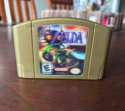 Nintendo The Legend of Zelda: Majora's Mask Nintendo 64 Holo Gold Cartridge