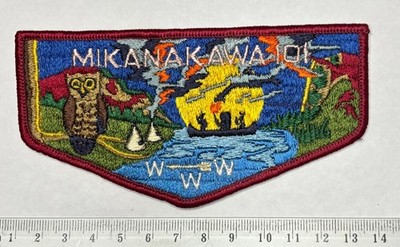 OA Lodge 101 Mikanakawa S1c Circle Ten Council Texas BSA Vintage Flap