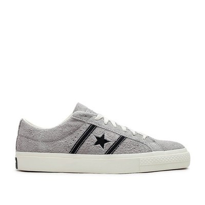 HERREN CONVERSE ACADEMY PRO WILDLEDER SKETE SCHUHE - UK 8 9 10 - KOMPLETT NEU/GRAU/SCHWARZ