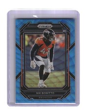 2022 Panini Prizm #398 Nik Bonitto Blue Wave #/199