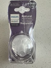 Philips Avent Natural Response Bottle Nipple 1m+  Pack of 4 Nipples