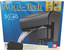 Ultra Quiet Aquarium Power Filter for 20-40 Gallon Tanks, Powerful Filtration Sy