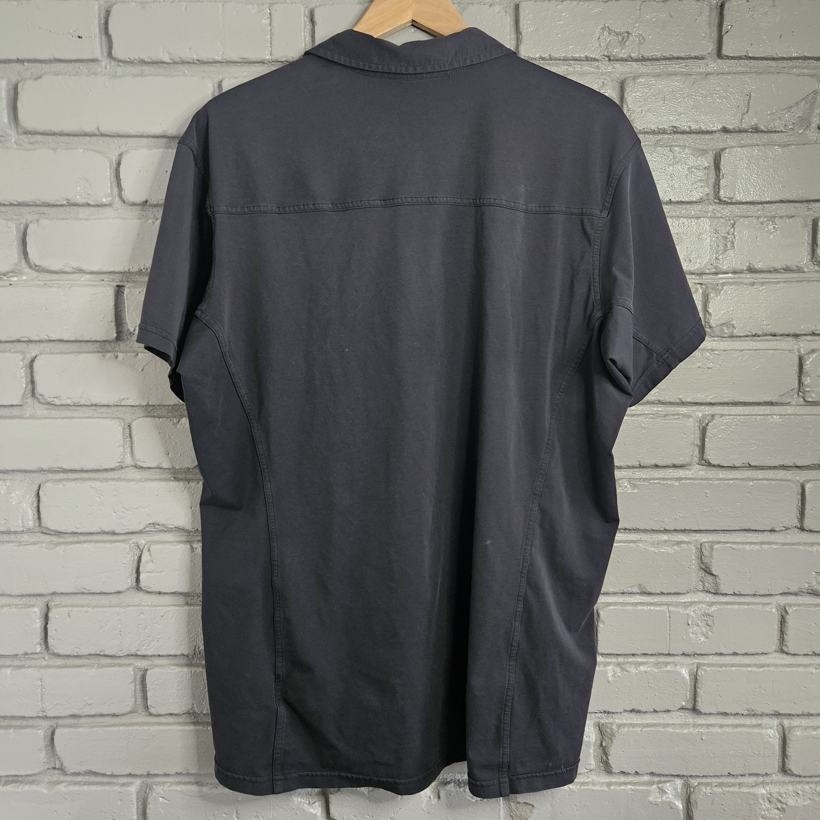 Arc'teryx Mens Shirt XL Polo Grey Captive Short Sleeve Performance  thumbnail 14