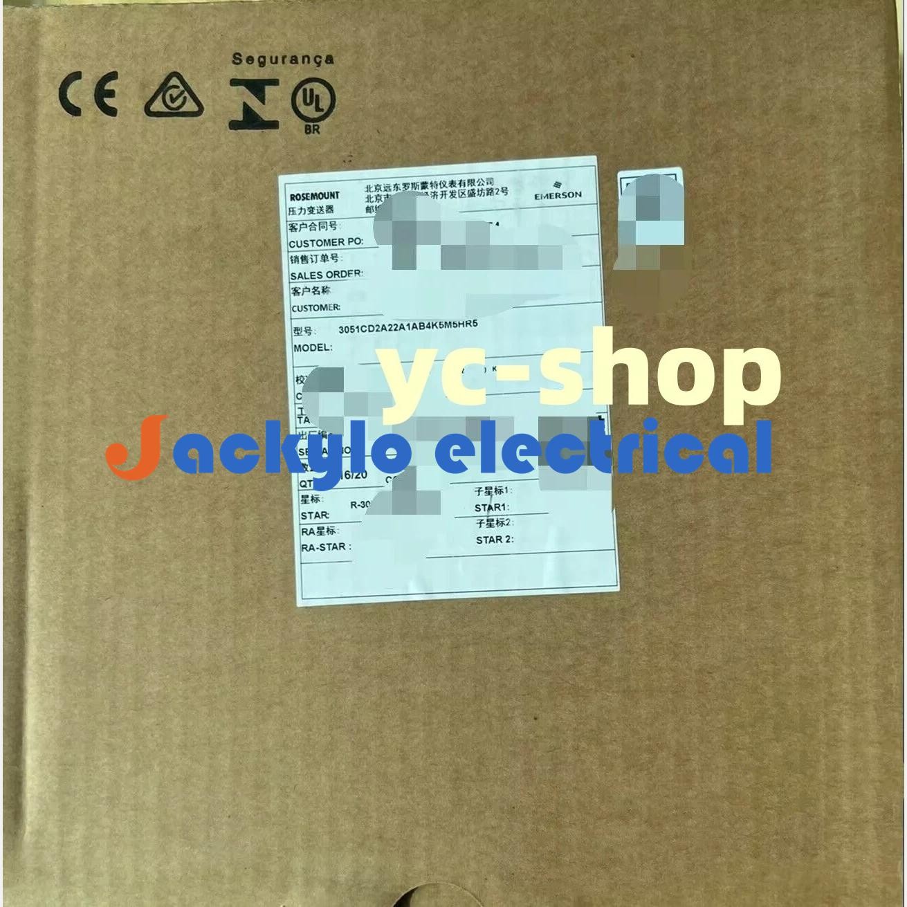 New ROSEMOUNT 3051CD2A22A1AB4K5M5HR5 Pressure transmitter Fast shipping via