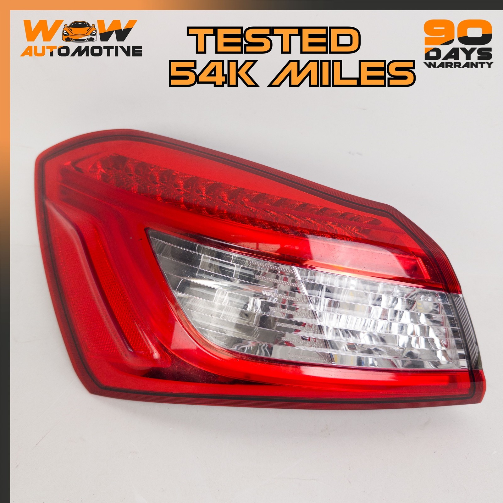 14-19 MASERATI GHIBLI REAR LEFT DRIVER SIDE OUTER TAIL LIGHT ASSEMBLY OEM