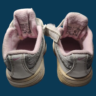 Nike Toddler Baby Girls Pink And Grey Size 3C Sneakers Shoes | eBay